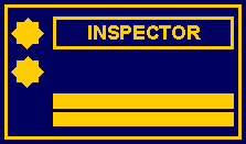 Distintivo Inspector Bombero de Catalunya