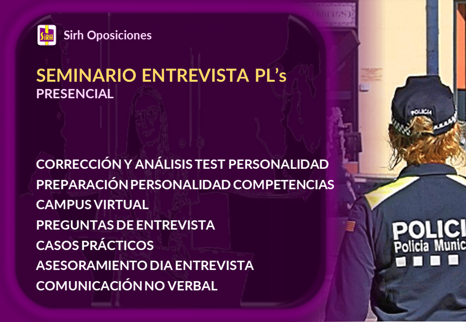 Seminario entrevista Policías Locales