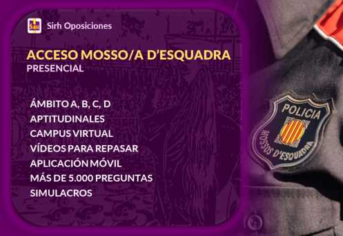 Curso de preparación para oposiciones Mossos d'Esquadra